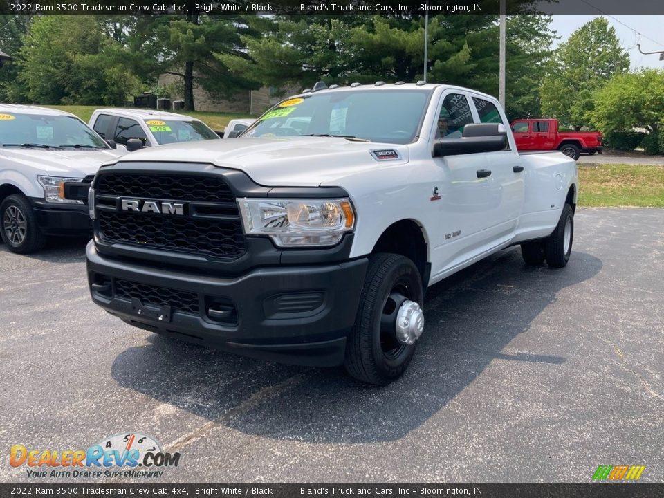 2022 Ram 3500 Tradesman Crew Cab 4x4 Bright White / Black Photo #2