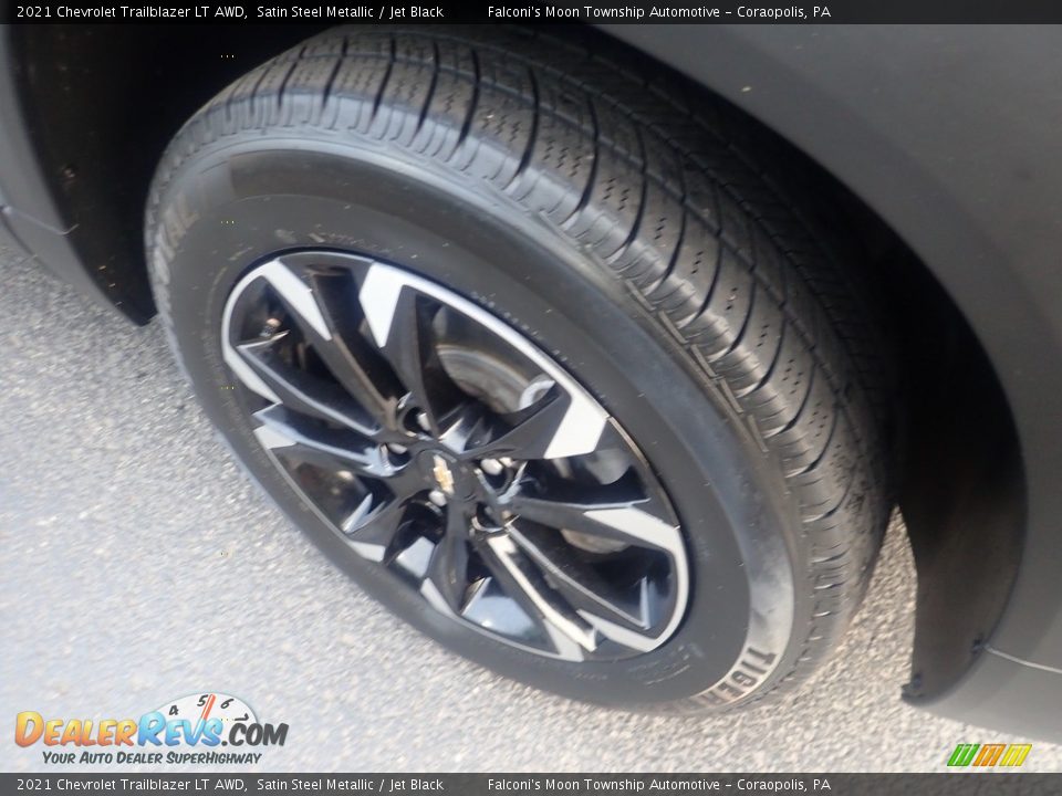2021 Chevrolet Trailblazer LT AWD Satin Steel Metallic / Jet Black Photo #10