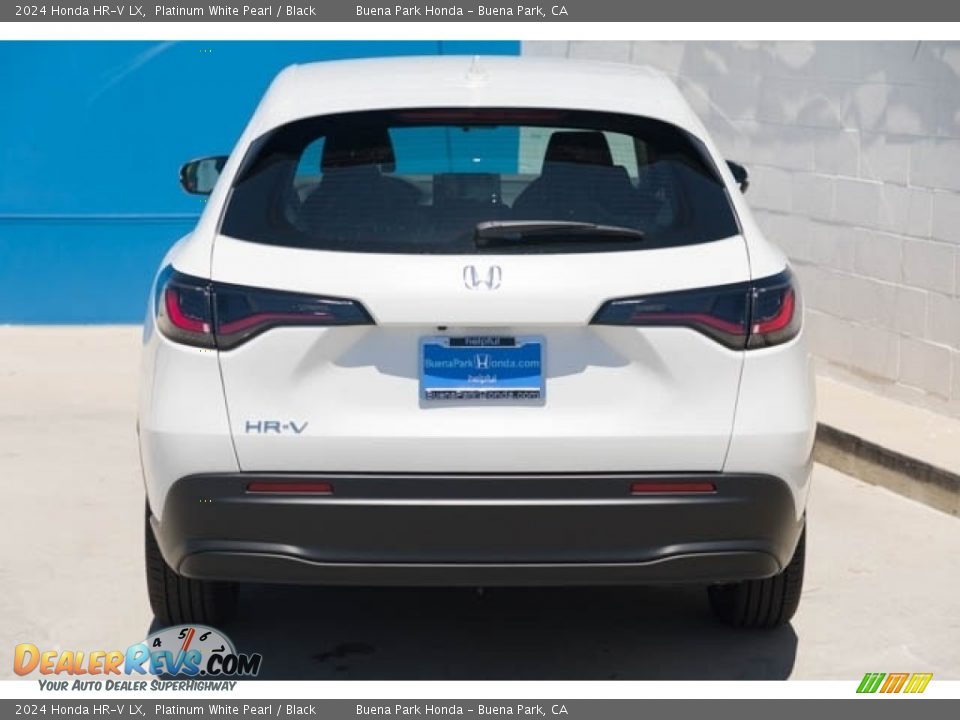 2024 Honda HR-V LX Platinum White Pearl / Black Photo #7
