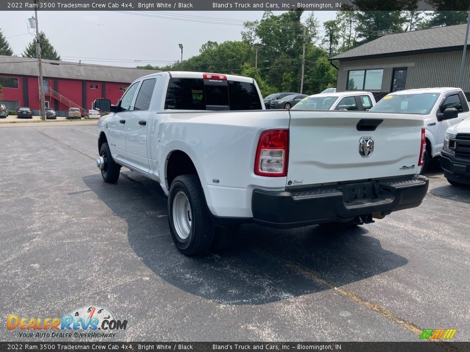 2022 Ram 3500 Tradesman Crew Cab 4x4 Bright White / Black Photo #3