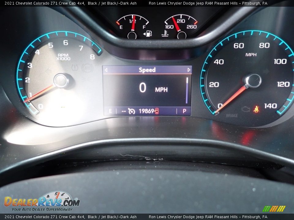 2021 Chevrolet Colorado Z71 Crew Cab 4x4 Gauges Photo #20