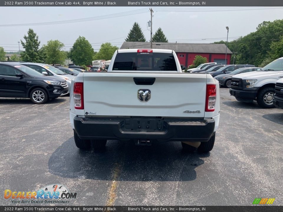 2022 Ram 3500 Tradesman Crew Cab 4x4 Bright White / Black Photo #4