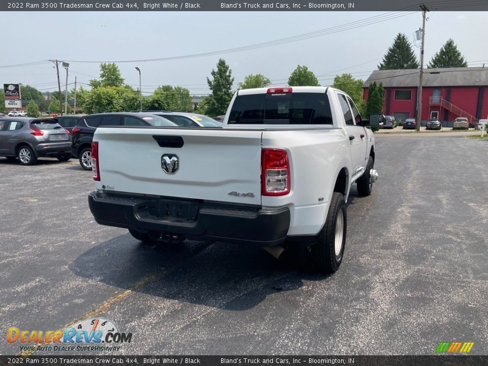 2022 Ram 3500 Tradesman Crew Cab 4x4 Bright White / Black Photo #5