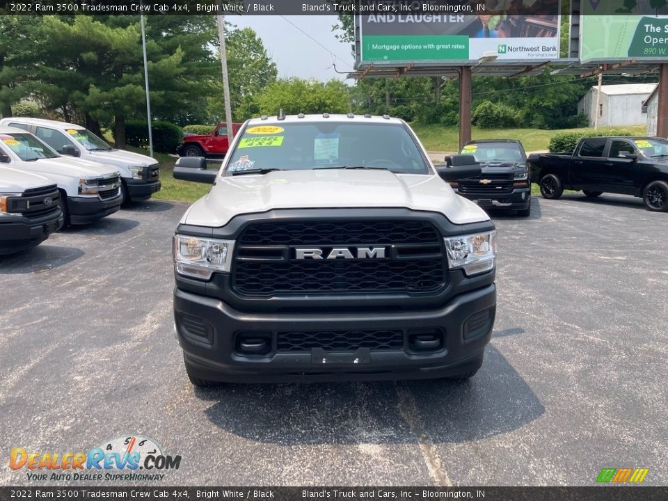 2022 Ram 3500 Tradesman Crew Cab 4x4 Bright White / Black Photo #7