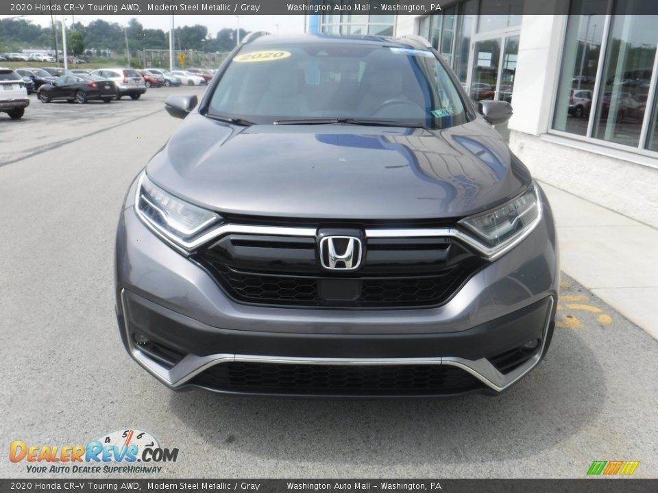 2020 Honda CR-V Touring AWD Modern Steel Metallic / Gray Photo #3