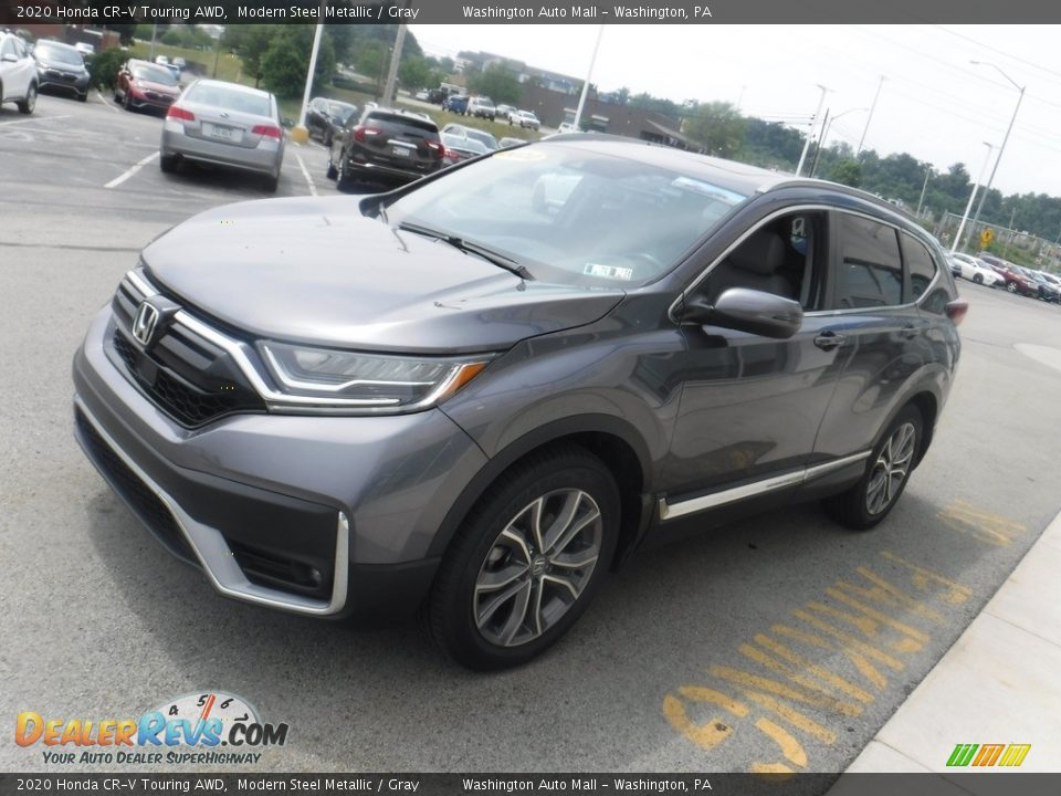 2020 Honda CR-V Touring AWD Modern Steel Metallic / Gray Photo #4