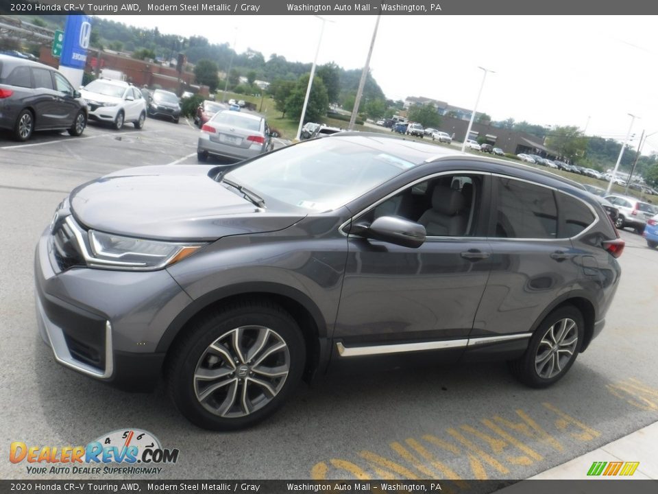 2020 Honda CR-V Touring AWD Modern Steel Metallic / Gray Photo #5