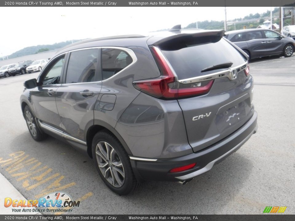 2020 Honda CR-V Touring AWD Modern Steel Metallic / Gray Photo #6