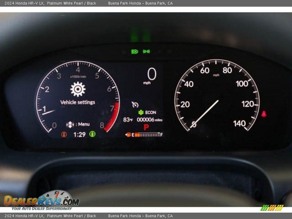 2024 Honda HR-V LX Gauges Photo #20