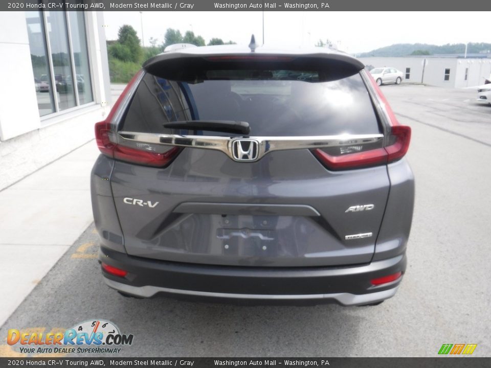 2020 Honda CR-V Touring AWD Modern Steel Metallic / Gray Photo #7