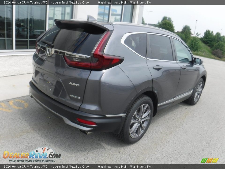 2020 Honda CR-V Touring AWD Modern Steel Metallic / Gray Photo #8