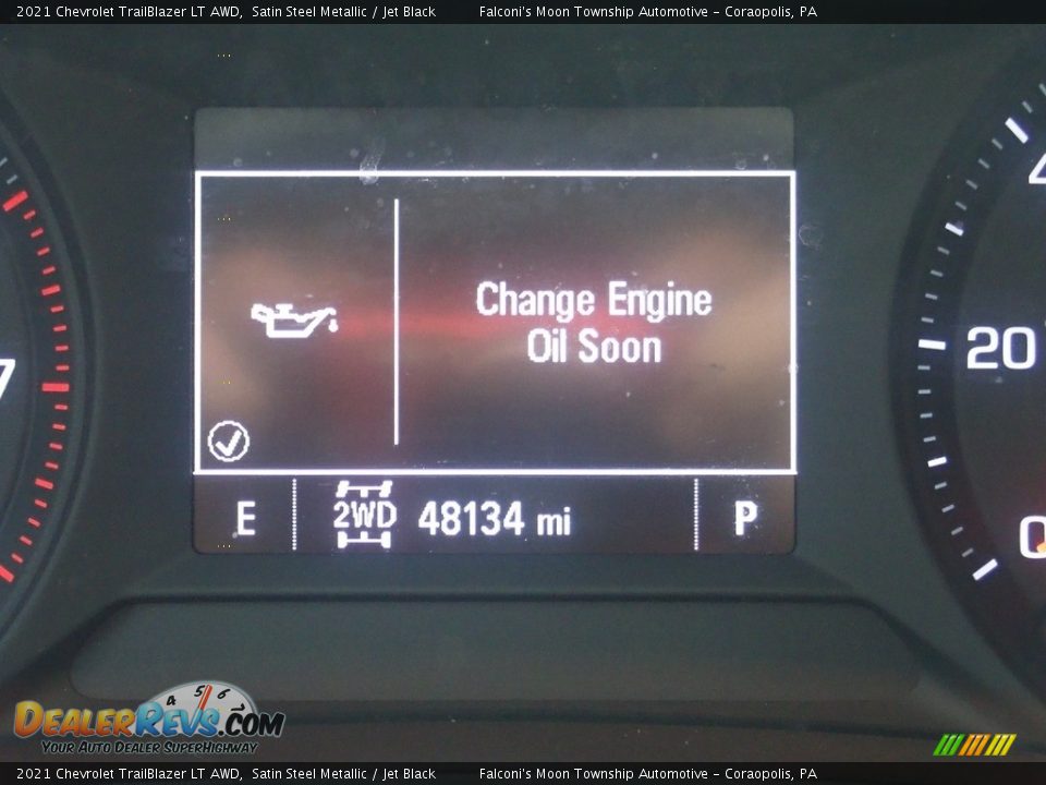 2021 Chevrolet TrailBlazer LT AWD Satin Steel Metallic / Jet Black Photo #28