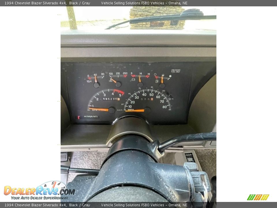 1994 Chevrolet Blazer Silverado 4x4 Gauges Photo #5