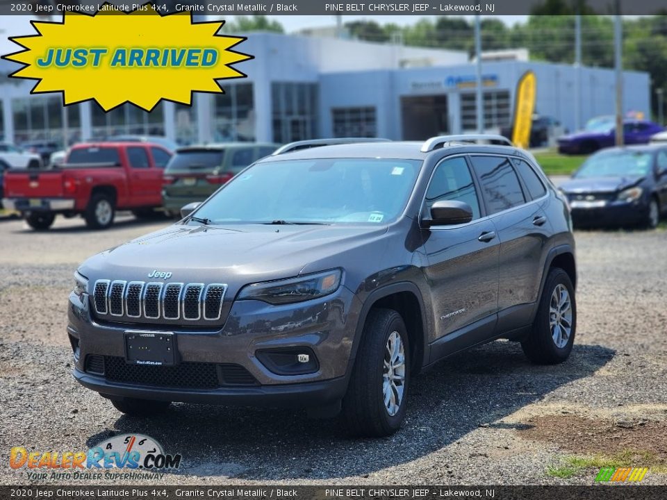 2020 Jeep Cherokee Latitude Plus 4x4 Granite Crystal Metallic / Black Photo #1