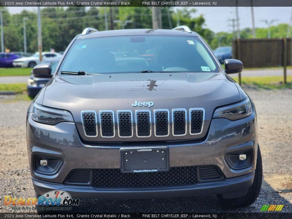 2020 Jeep Cherokee Latitude Plus 4x4 Granite Crystal Metallic / Black Photo #2