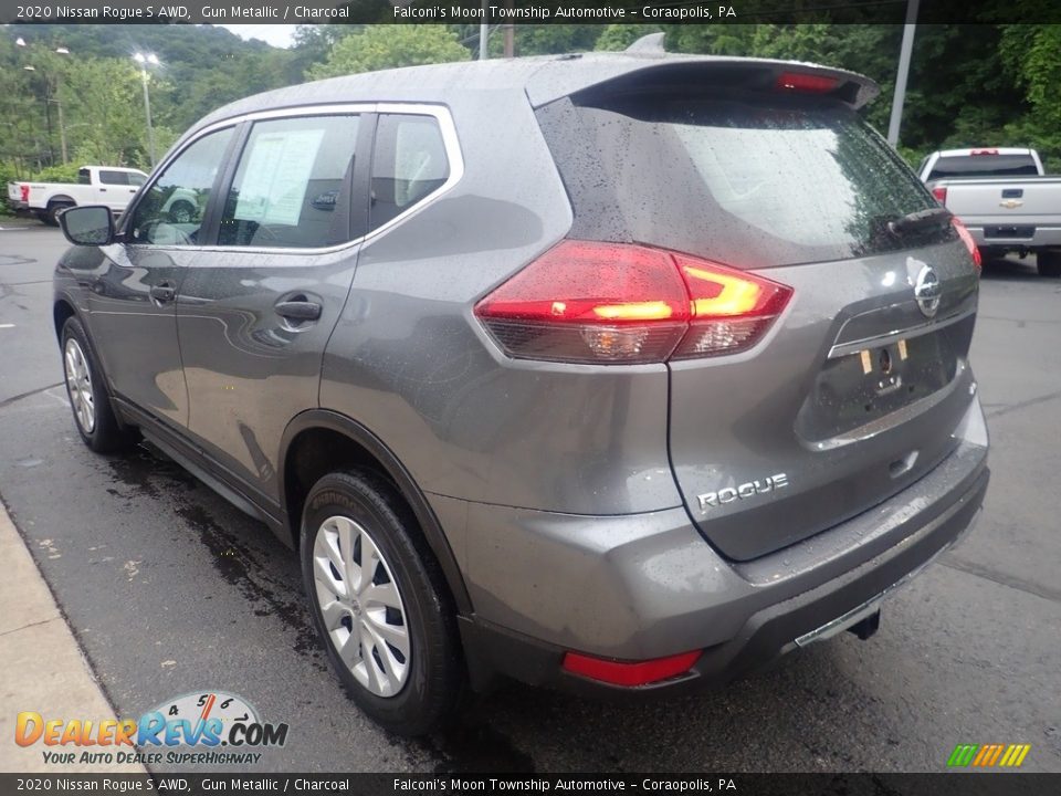 2020 Nissan Rogue S AWD Gun Metallic / Charcoal Photo #5