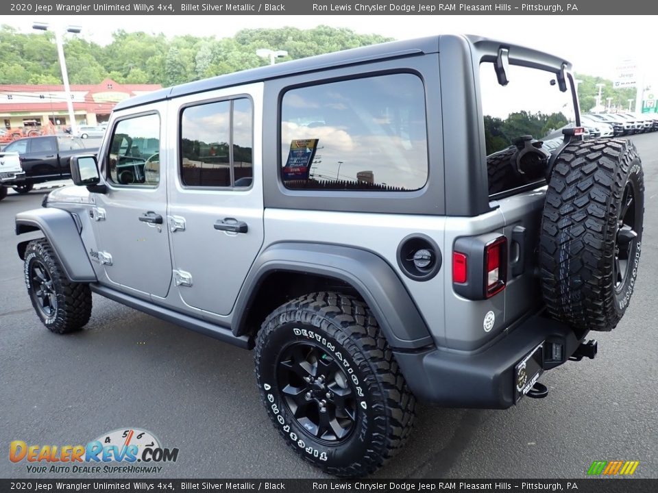 2020 Jeep Wrangler Unlimited Willys 4x4 Billet Silver Metallic / Black Photo #3