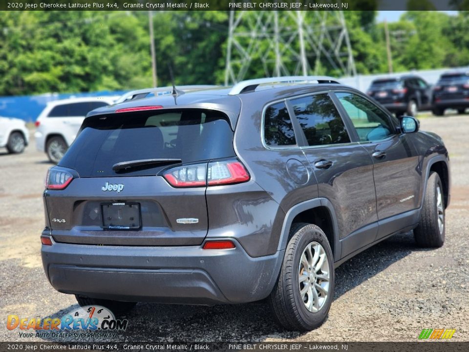 2020 Jeep Cherokee Latitude Plus 4x4 Granite Crystal Metallic / Black Photo #3