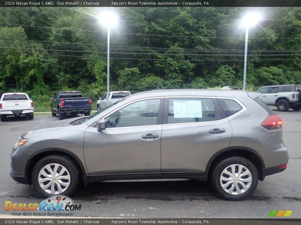 2020 Nissan Rogue S AWD Gun Metallic / Charcoal Photo #6