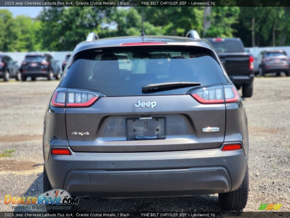 2020 Jeep Cherokee Latitude Plus 4x4 Granite Crystal Metallic / Black Photo #4