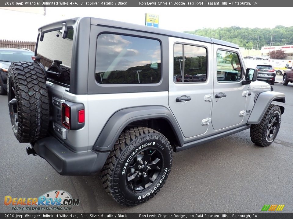 2020 Jeep Wrangler Unlimited Willys 4x4 Billet Silver Metallic / Black Photo #6