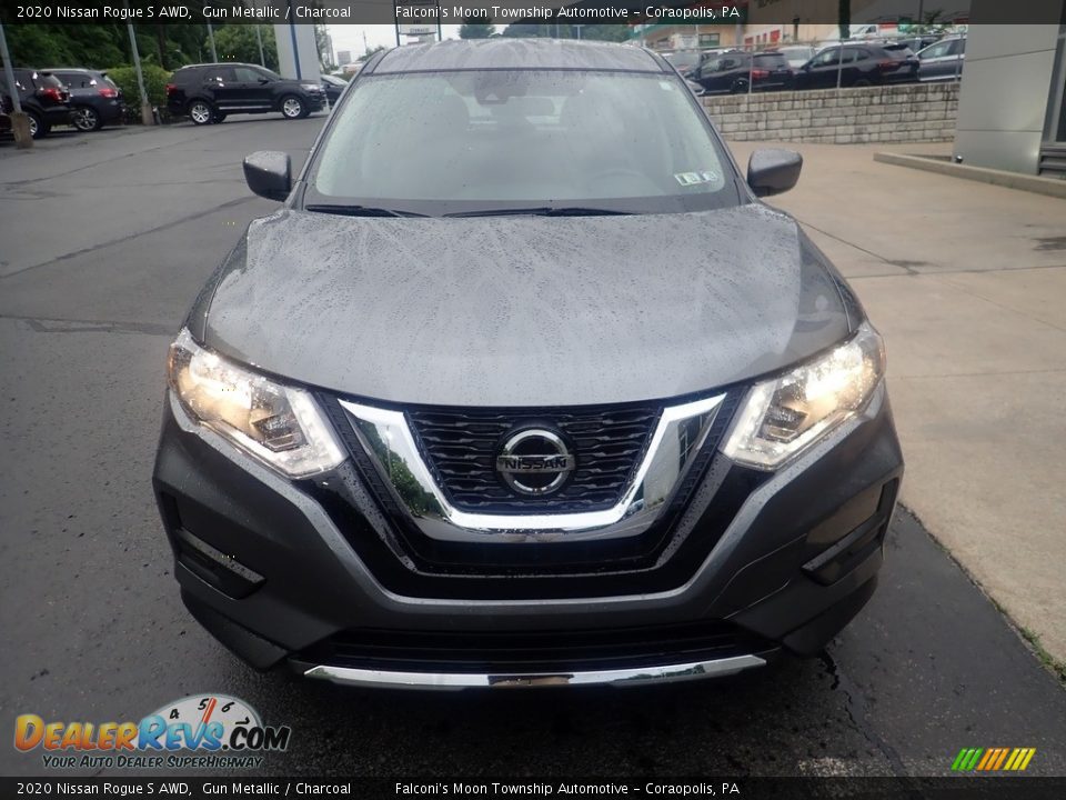 2020 Nissan Rogue S AWD Gun Metallic / Charcoal Photo #8