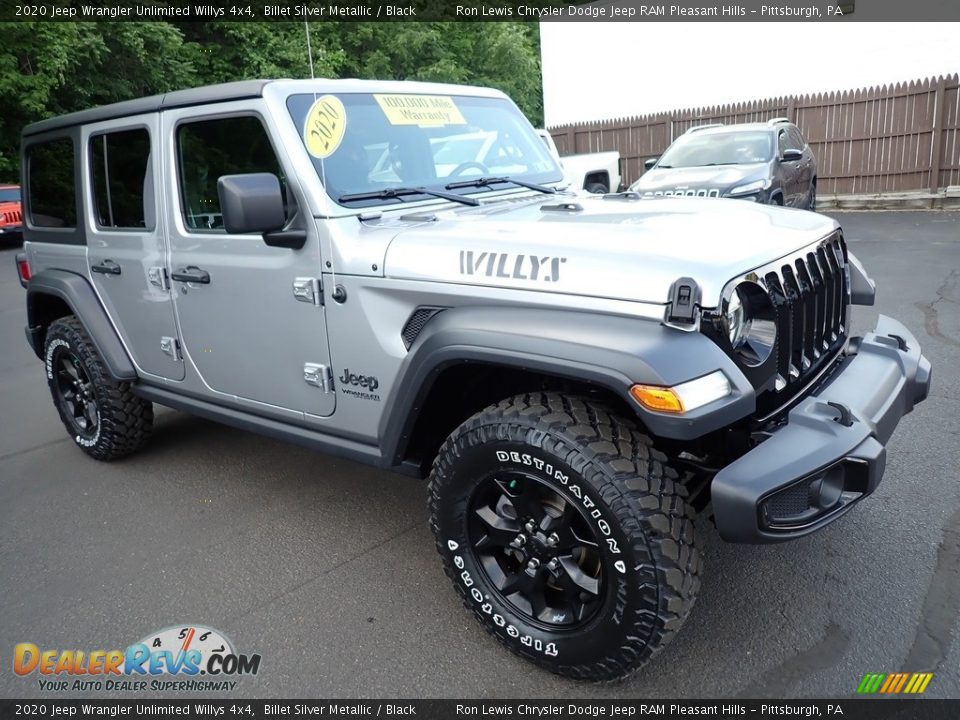 2020 Jeep Wrangler Unlimited Willys 4x4 Billet Silver Metallic / Black Photo #8
