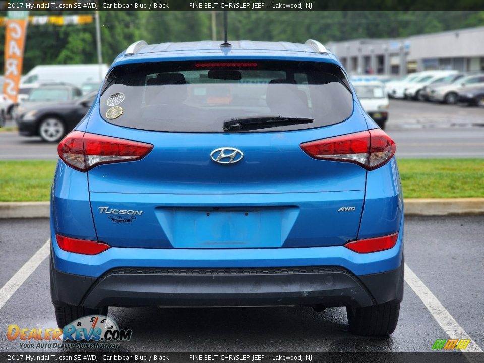 2017 Hyundai Tucson SE AWD Caribbean Blue / Black Photo #4