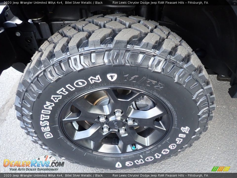 2020 Jeep Wrangler Unlimited Willys 4x4 Billet Silver Metallic / Black Photo #10