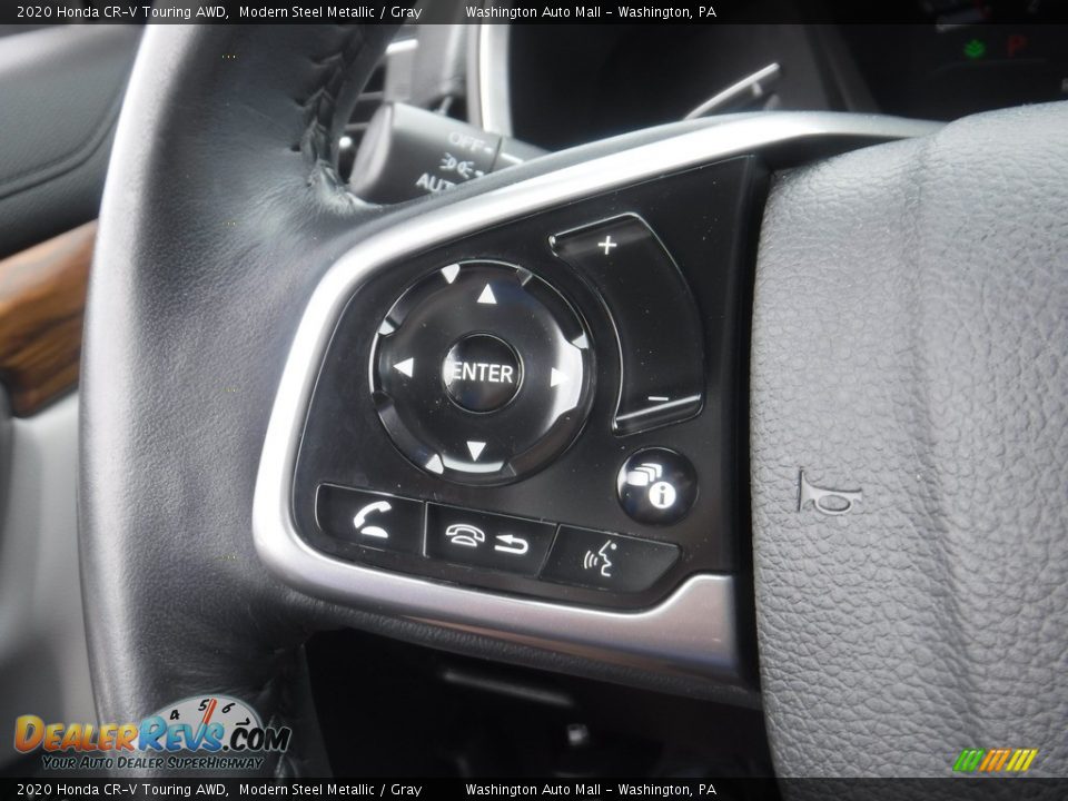 2020 Honda CR-V Touring AWD Modern Steel Metallic / Gray Photo #27