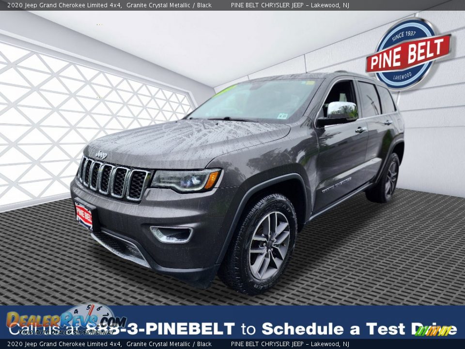 2020 Jeep Grand Cherokee Limited 4x4 Granite Crystal Metallic / Black Photo #1