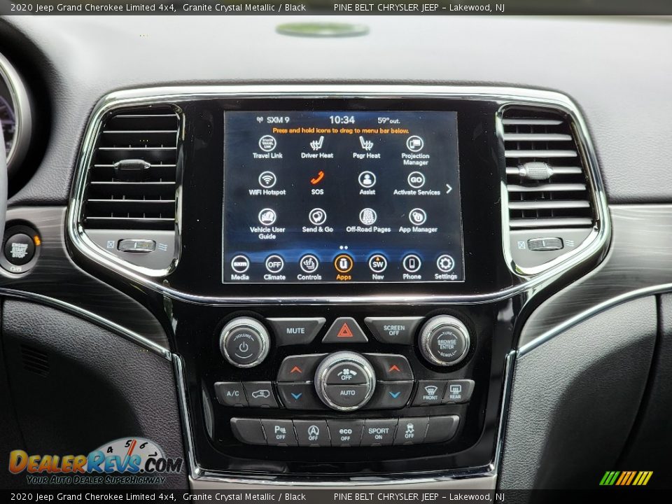 2020 Jeep Grand Cherokee Limited 4x4 Granite Crystal Metallic / Black Photo #3