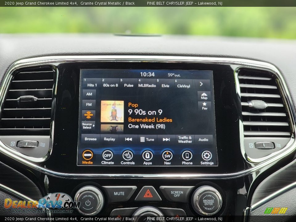 2020 Jeep Grand Cherokee Limited 4x4 Granite Crystal Metallic / Black Photo #4