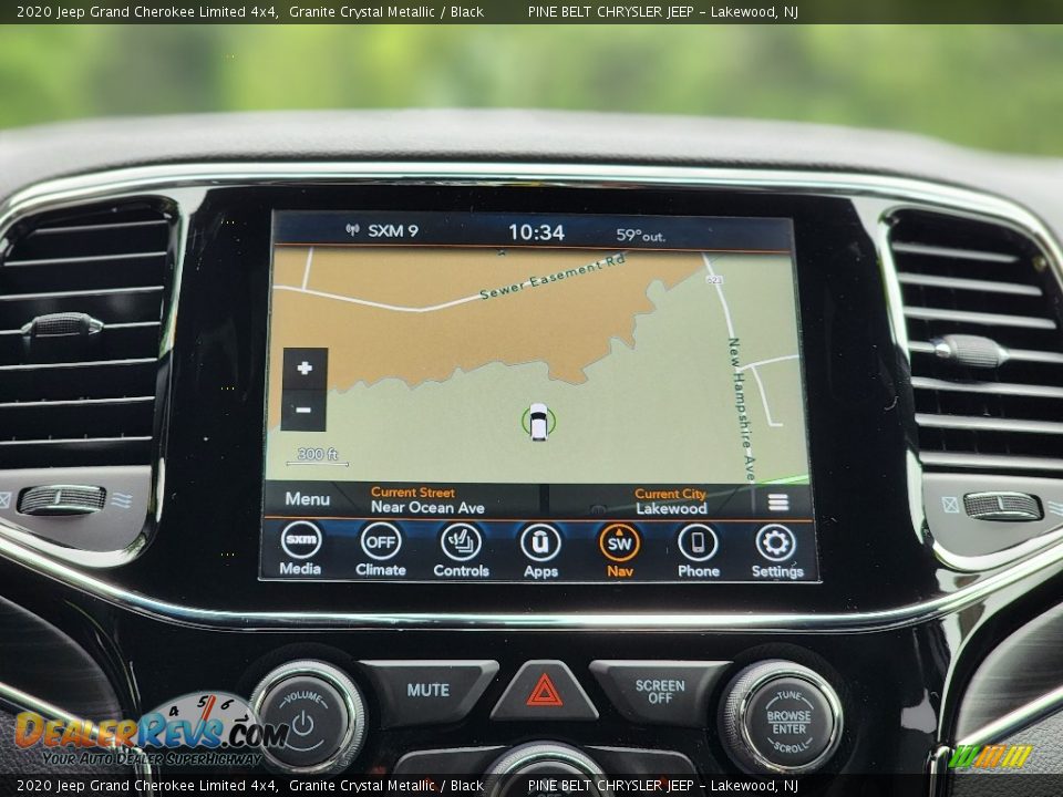 2020 Jeep Grand Cherokee Limited 4x4 Granite Crystal Metallic / Black Photo #6