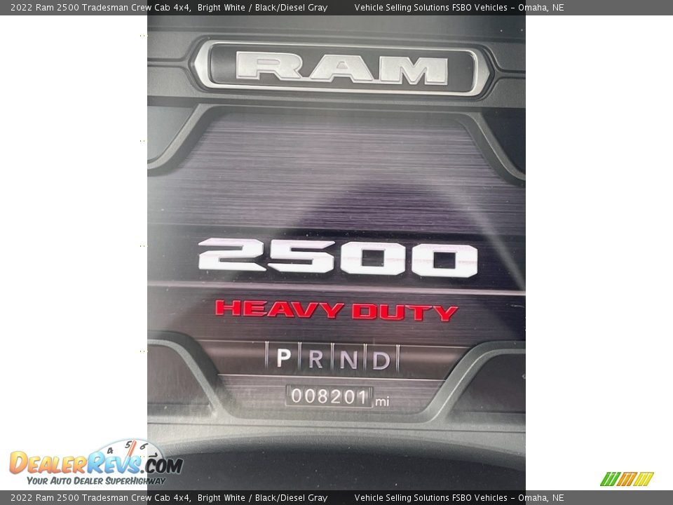 2022 Ram 2500 Tradesman Crew Cab 4x4 Bright White / Black/Diesel Gray Photo #17