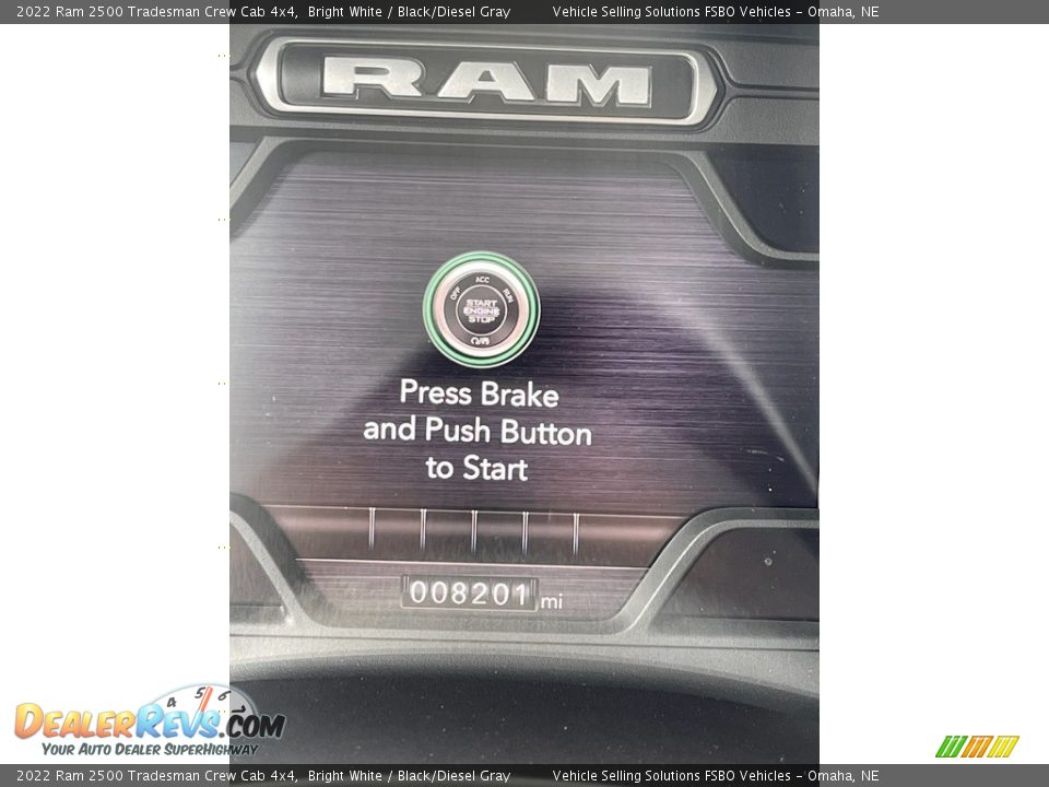 2022 Ram 2500 Tradesman Crew Cab 4x4 Bright White / Black/Diesel Gray Photo #18