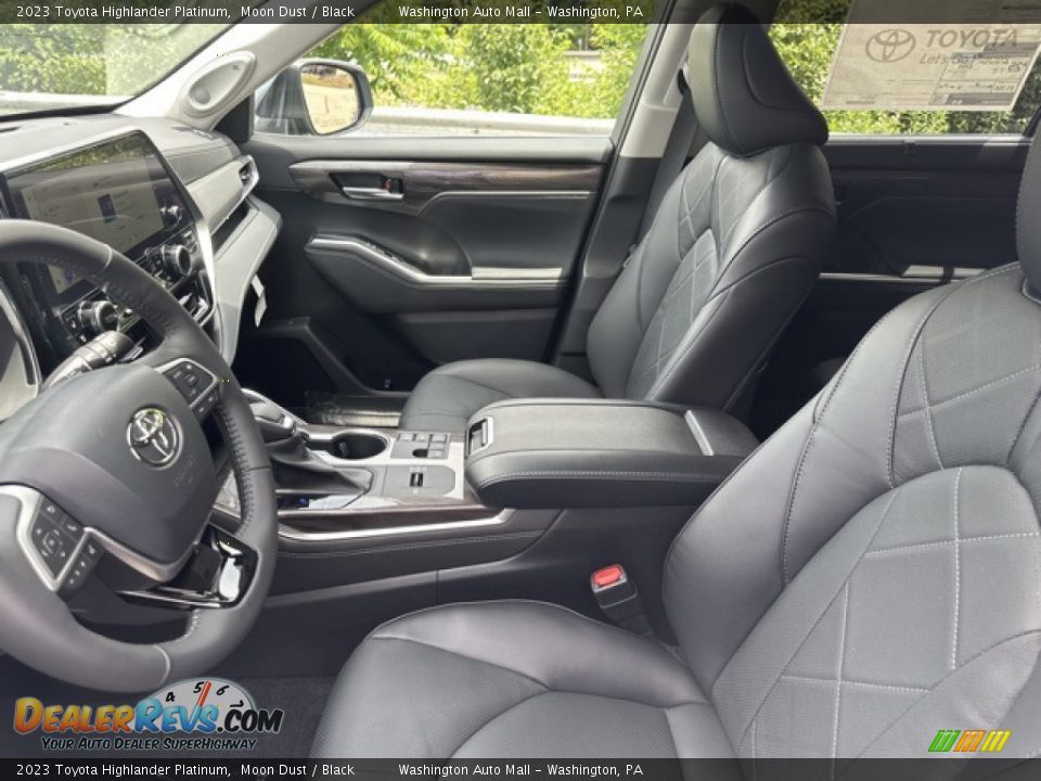 Front Seat of 2023 Toyota Highlander Platinum Photo #4