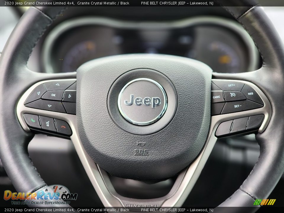 2020 Jeep Grand Cherokee Limited 4x4 Granite Crystal Metallic / Black Photo #12