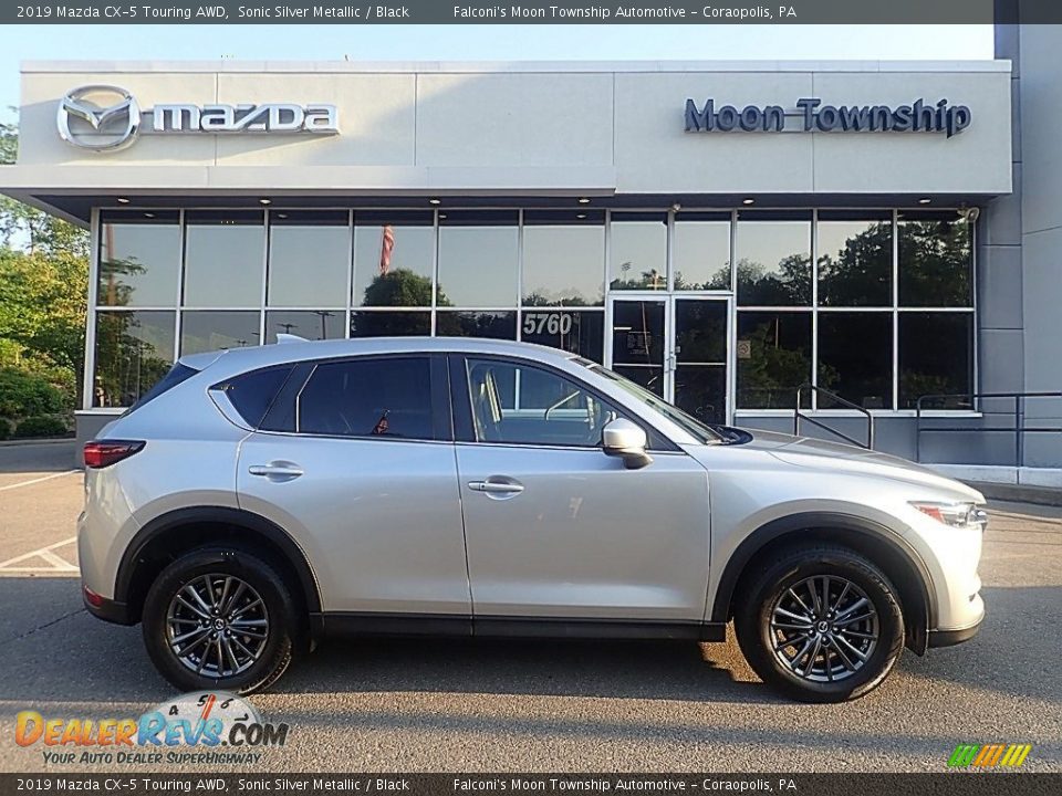 2019 Mazda CX-5 Touring AWD Sonic Silver Metallic / Black Photo #1