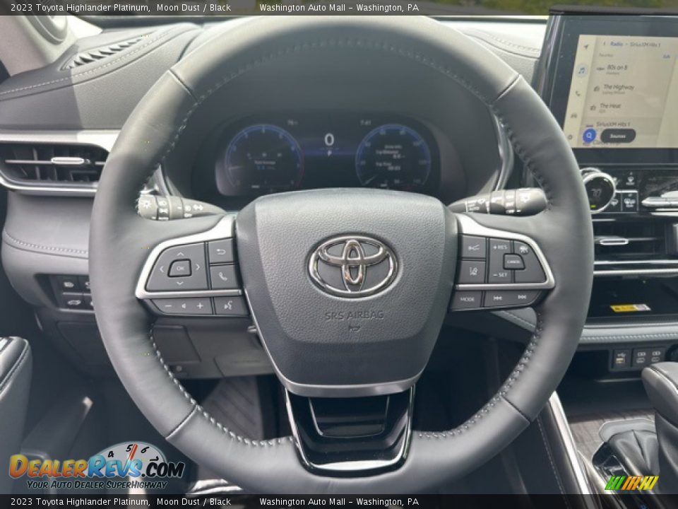 2023 Toyota Highlander Platinum Steering Wheel Photo #10