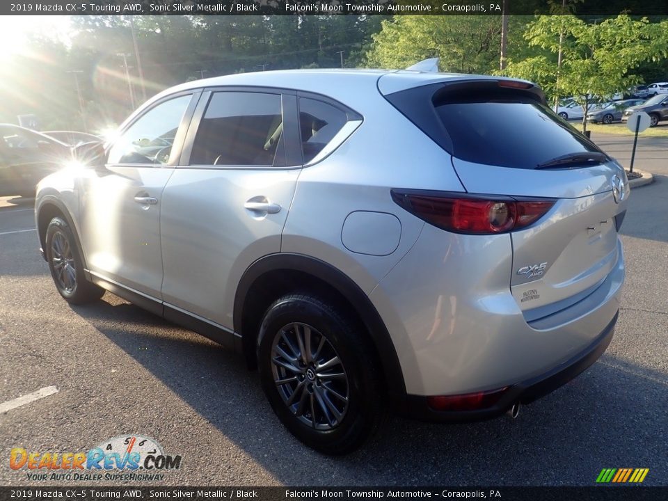 2019 Mazda CX-5 Touring AWD Sonic Silver Metallic / Black Photo #5