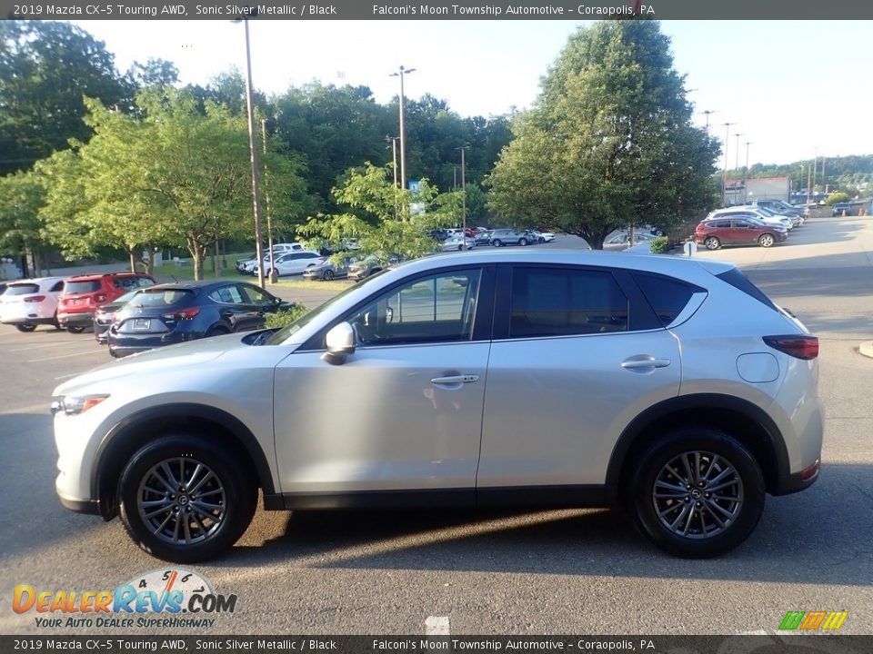 2019 Mazda CX-5 Touring AWD Sonic Silver Metallic / Black Photo #6