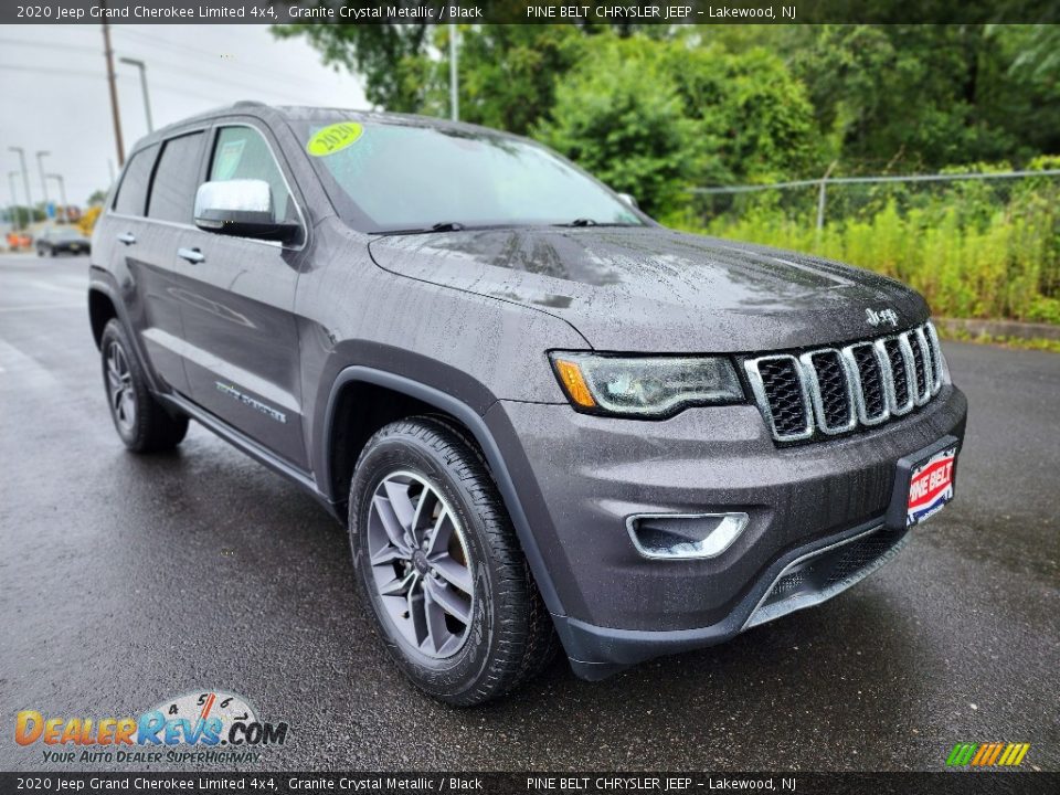 2020 Jeep Grand Cherokee Limited 4x4 Granite Crystal Metallic / Black Photo #23