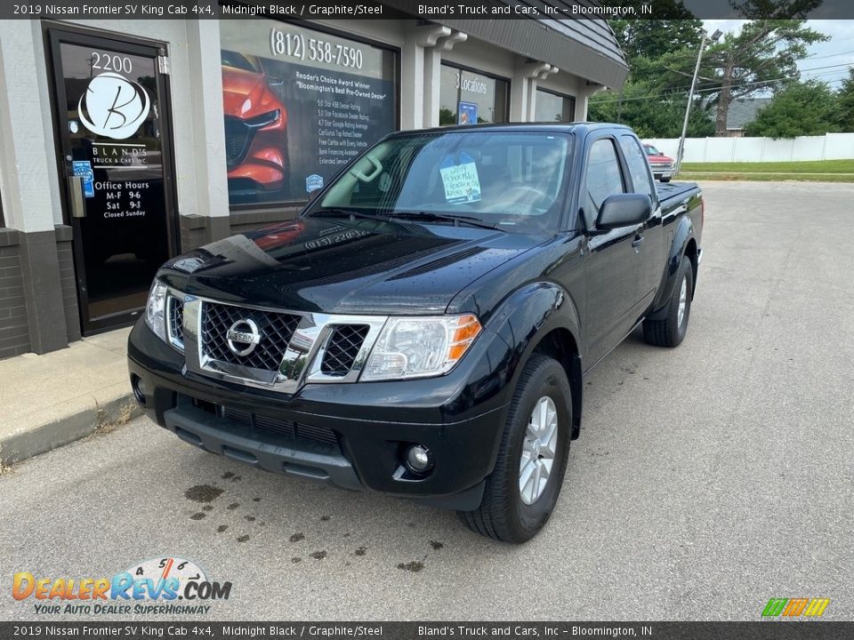 2019 Nissan Frontier SV King Cab 4x4 Midnight Black / Graphite/Steel Photo #4