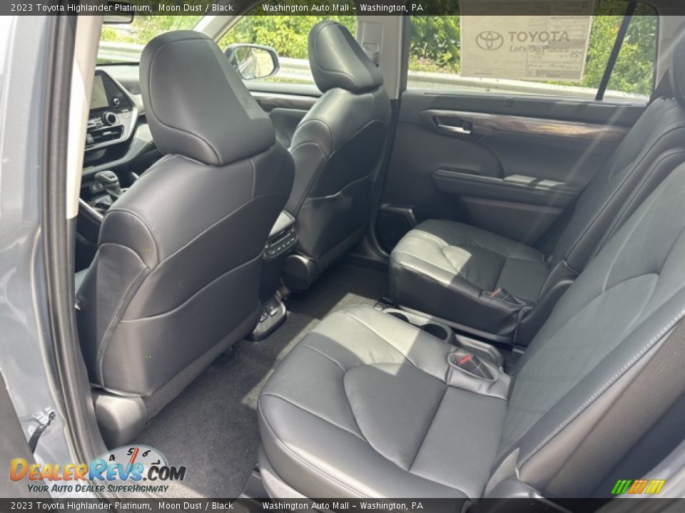 Rear Seat of 2023 Toyota Highlander Platinum Photo #20