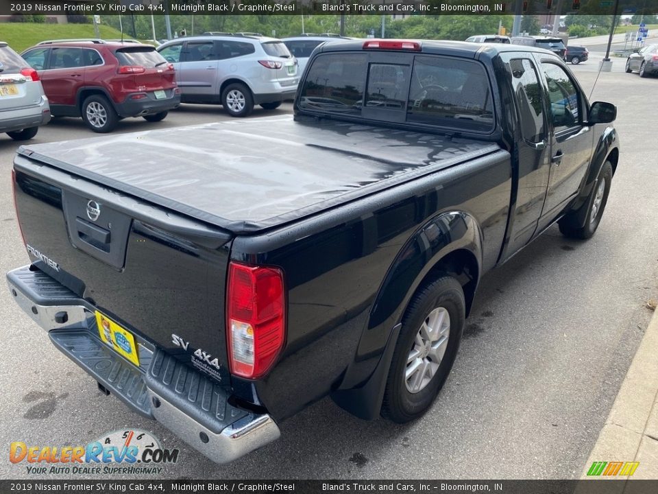 2019 Nissan Frontier SV King Cab 4x4 Midnight Black / Graphite/Steel Photo #8