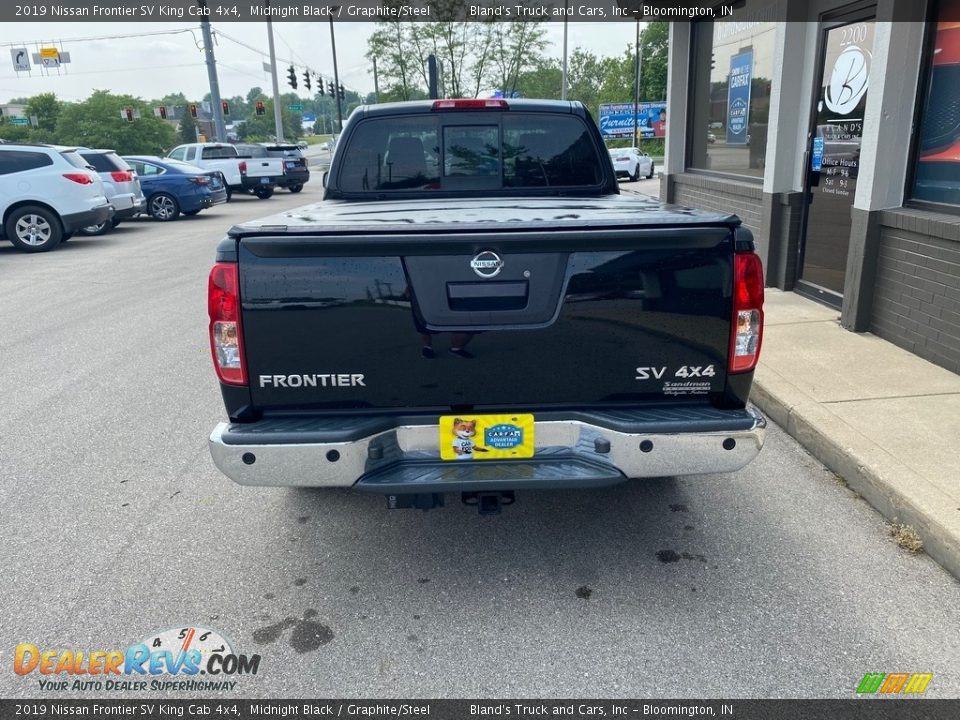 2019 Nissan Frontier SV King Cab 4x4 Midnight Black / Graphite/Steel Photo #9