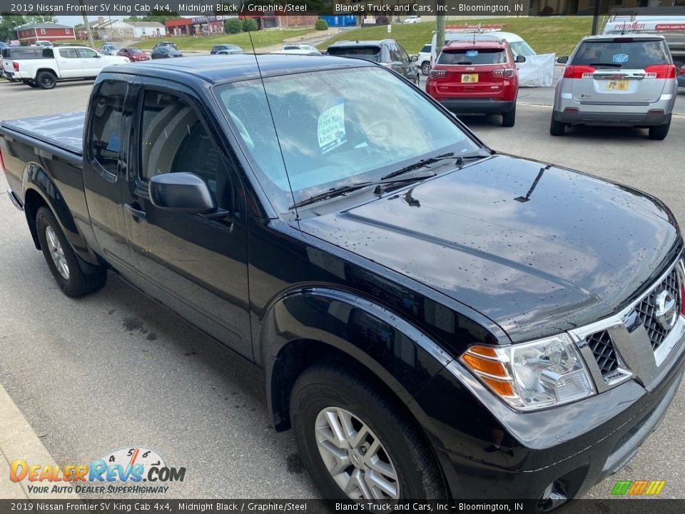 2019 Nissan Frontier SV King Cab 4x4 Midnight Black / Graphite/Steel Photo #11