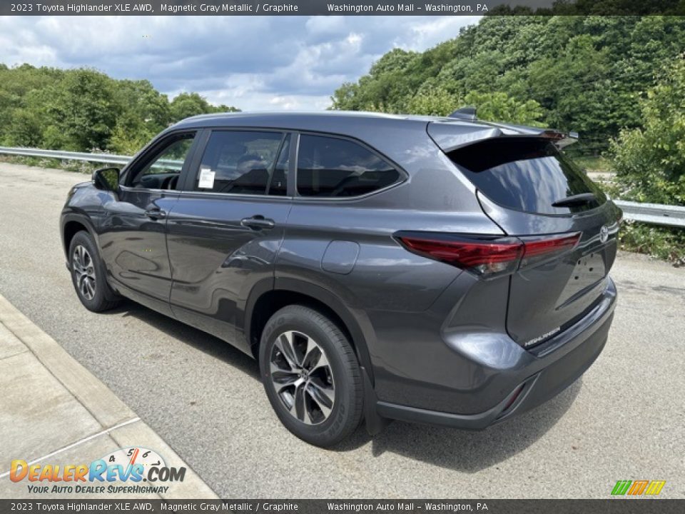 2023 Toyota Highlander XLE AWD Magnetic Gray Metallic / Graphite Photo #2