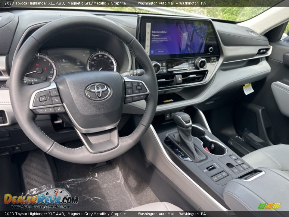 2023 Toyota Highlander XLE AWD Magnetic Gray Metallic / Graphite Photo #3